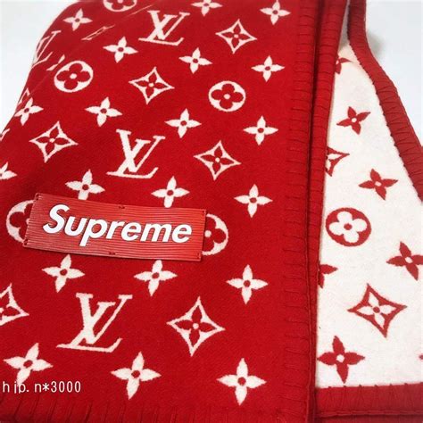 supreme lv blanket price|louis vuitton monogram blanket red.